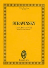 Stravinsky: Concerto en r - Concerto in D (Study Score) published by Eulenburg